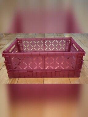Pink Plastic Organization Bin
